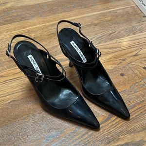 Manolo Blahnik double strap Mary Jane!